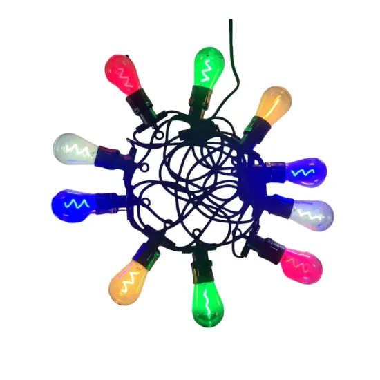 Solar-Powered LED String Lights for Outdoor Garden Decor