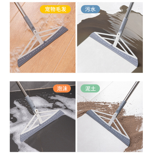 Rotary Magic Broom Rubber Floor Squeegee Cleaning Supplies