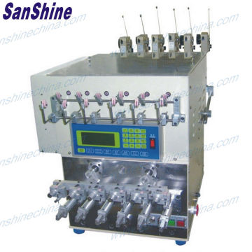 Six Spindles Automatic Coil Winding Machine with Wire Twister Ss966t