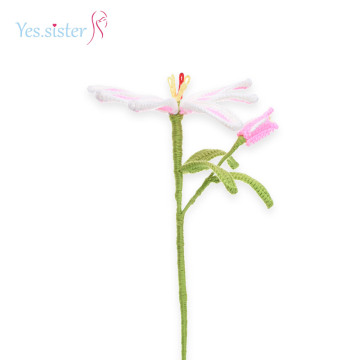 High Quality Lily Crochet Flower  Decoration