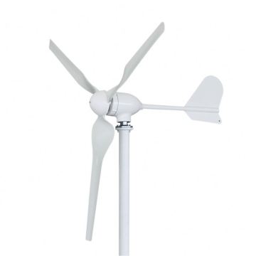 1000W 24V/48V Horizontal Axis Wind Turbine - 3 Blade Wind Generator for Low Start Wind Speed (Home Use)