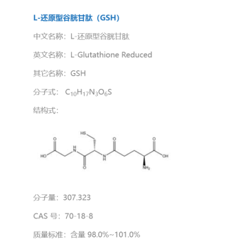 GSH L-Glutathione Powder for Skin Whitening