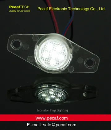 Escalator apron board Lighting