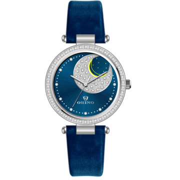 Lesklý vzor mesiaca Sunray Dial Quartz Woman Watch