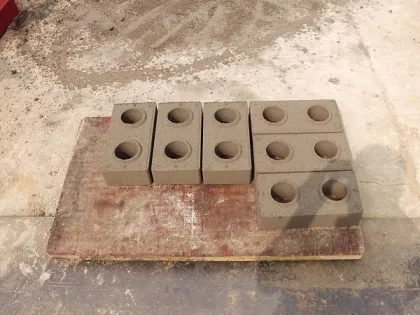 qmr 2-40 small industry bricks making machinery