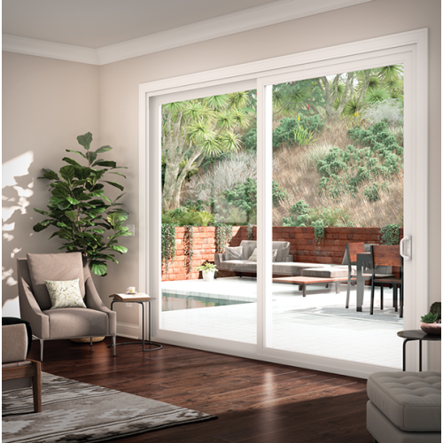  aluminium sliding patio doors Thermal Insulated Vinyl Plastic Sliding Door for Balcony Supplier