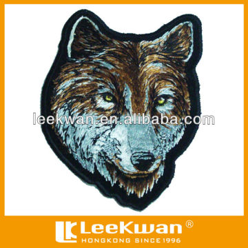 Wolf Embroidery Badge