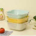 Plastic draining basket set