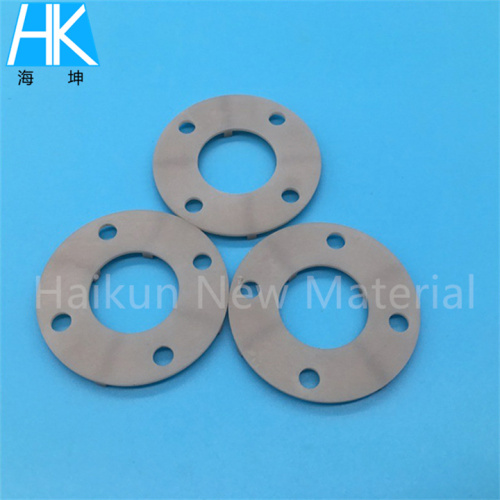 Highest thermal conductivity Aluminum Nitride AIN Ceramic Wear Ring