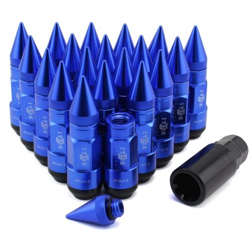 Hot Sale 50mm Spike 3-in-1 Wheel Nut 7075 Aluminum M12x1.5 Lug Nuts