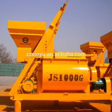 S1000 Horizontal Double Shaft Concrete Mixer ,Dual Axis Mixer for Cement Mixing