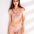 Dames Dames Sexy Transparante Lace Underwire BH en uitgehold slipje