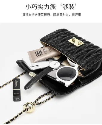 Newest minority design chain crossbody purse