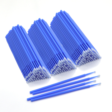 Disposable Mini Microfiber Eyelash Extension Wand & Dental Micro Brush Applicator