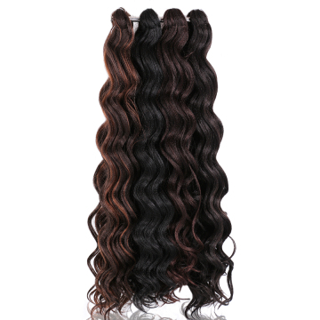 AliLeader Wholesale New Product 20inch Synthetic Braiding Ocean  Weave Hair Extensions For Women