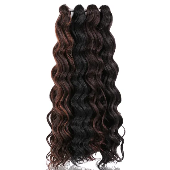 AliLeader Wholesale New Product 20inch Synthetic Braiding Ocean  Weave Hair Extensions For Women