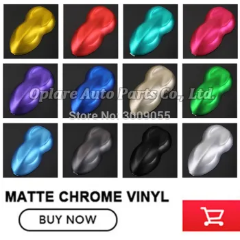 classic Car-styling matte chrome vinyl covering film car vinyl wrap covering car film Matte Chrome Vinyl Film 5m/10m/18m roll