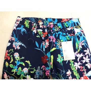 Lady's Print Long Pant