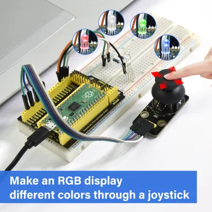 Keyestudio Pico IO Prototype Expansion Board for Raspberry Pi Pico