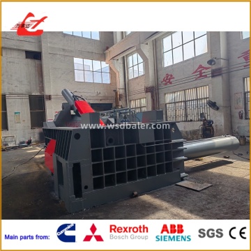 Enfardadeira de sucata de aço para fardos de alta densidade