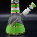 Green transparent glass hookah