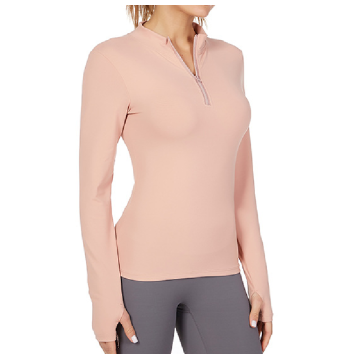 long sleeve yoga crop tops for women