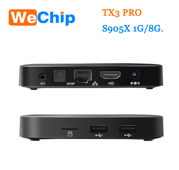 TX3 PRO Smart Android TV Box Android 6.0 Quad-core XBMC UHD 4K 1G / 8G Mini PC WiFi DLNA Airplay Miracast Media Player