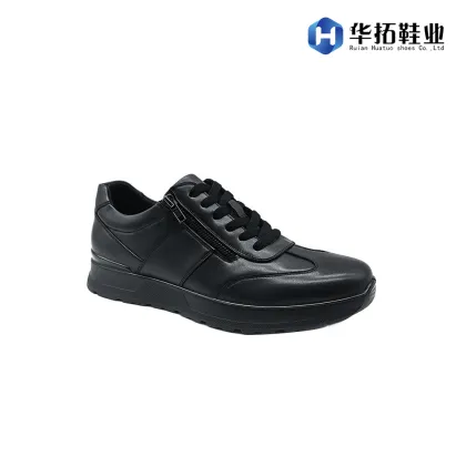 Men's Lightweight Breathable Leather Casual Shoes
