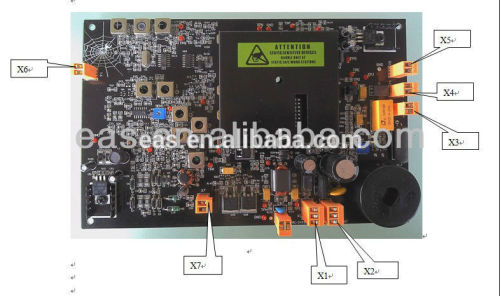 EAS RF X6 board 8.2Mhz/58k Alarm Tag for Clothing and Retail