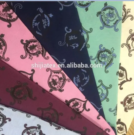 C/T 40SX100D 130X80 100g printed fabric