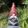 Funny gnomes garden statues with solar lights