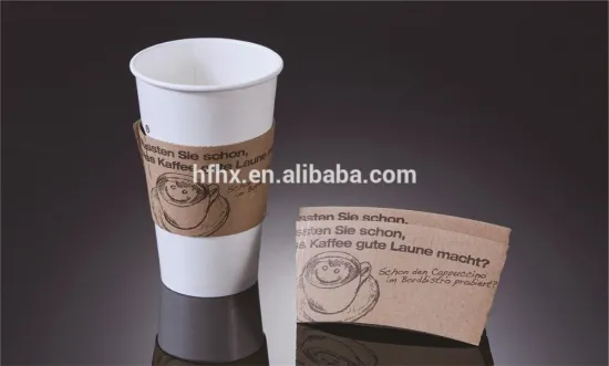 HXIN paper sleeve for paper cup kraft clutch