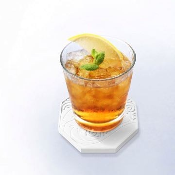 Healcier factory non slip diatomite cup coaster