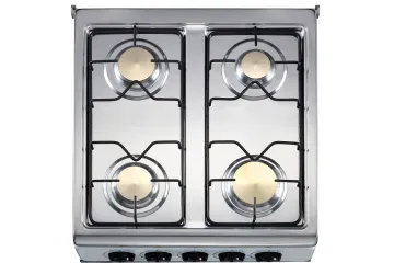 Freestanding cooker gas 4 Burners Gas Hod