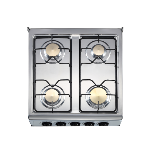 Freestanding cooker gas 4 Burners Gas Hod