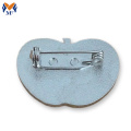 Tilpasset eple logo form metallmerke Safty Pin