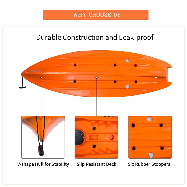 Professional Woowave 2.2m Fishing Kayak Canoe - Affordable Row Boats