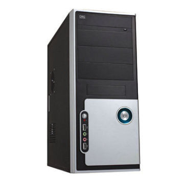 Atx Tower Computer Case With 0.5mm Sgcc Thickness And Usb/audio Ports, 4 X Cdrom Spaces