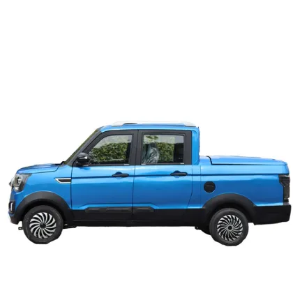 China Electric Car 2023 New Rear Drive Pickup Double Row Electric Pickup