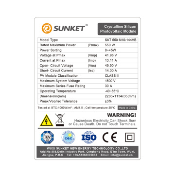 Pannello solare economico economico di alta efficienza 500W Prezzo