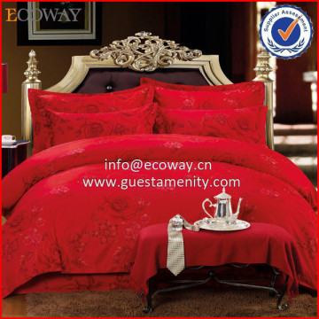 High Quality 100% Cotton Red fashion Duvet Covers