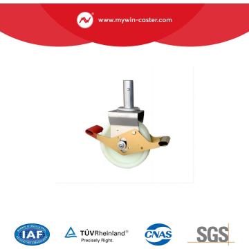 Mywin Nylon Wheel Heavy Duty Industrial Scaffolding Caster με συνολική κλειδαριά