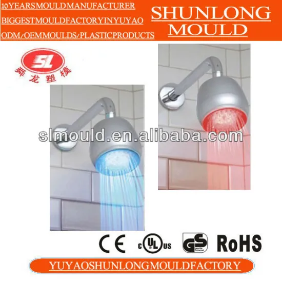 Shunlong Colorful Nice plastic led shower light mould