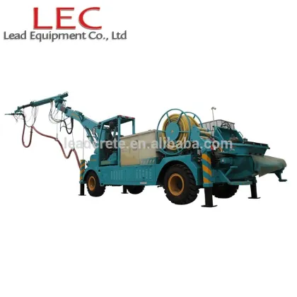 HSC3016 tunnel construction concrete spray robot telescope arm shotcrete system