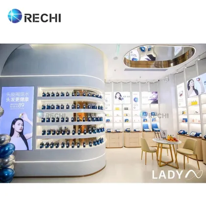 RECHI Makeup and Skincare Display Solutions: Enhancing Beauty Salon Interiors