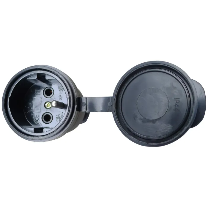 Steker IP44 Seri Karet, Soket untuk Penggunaan Industri