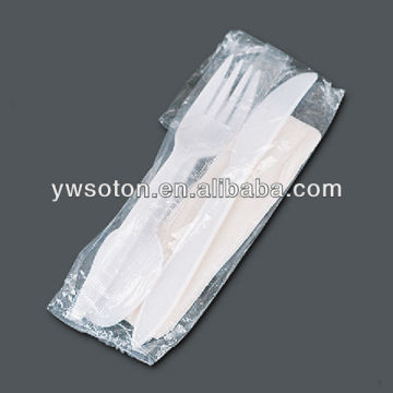 disposable set packing plastic cutlery