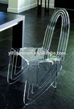 Transparent acrylic chair