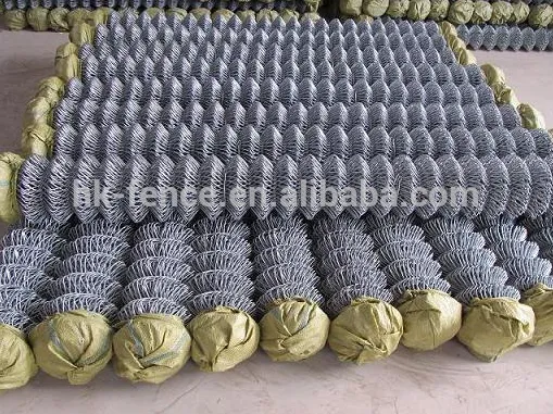 electric galvanized chain link fence, chain link wire mesh