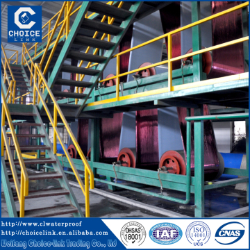self adhesive bituminous waterproofing membrane production equipment/making machinery
